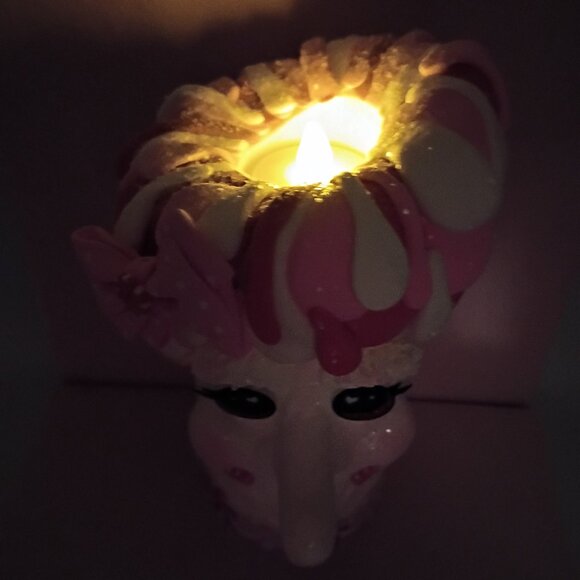 Peppermint Lady Christmas Candle, Christmas Decor, Home Decor, Christmas Candle - Picture 3 of 11